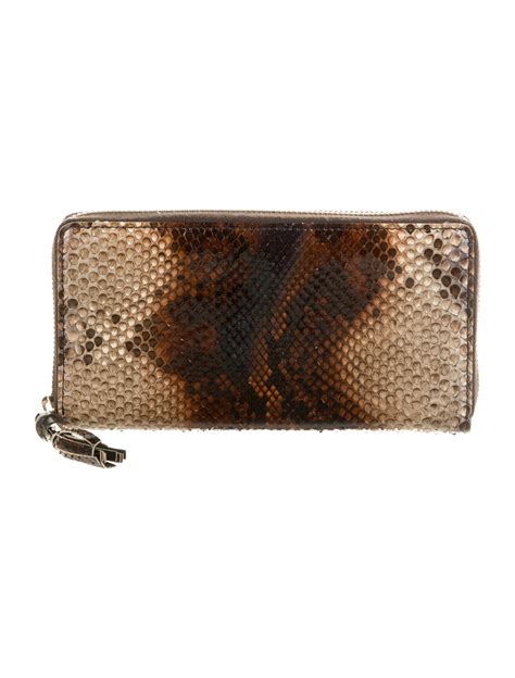 gucci lady bamboo python continental wallet|Gucci Python Bamboo Accent Continental Wallet .